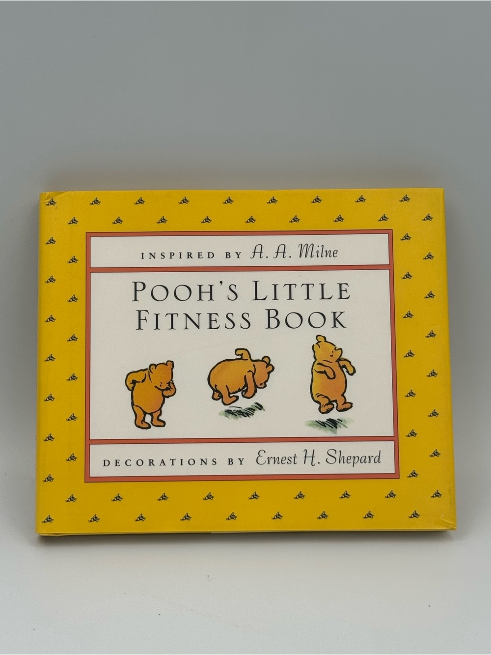 Pooh's Little Fitness Book Hardcover 1996 First Edition A.A. Milne Winnie Pooh